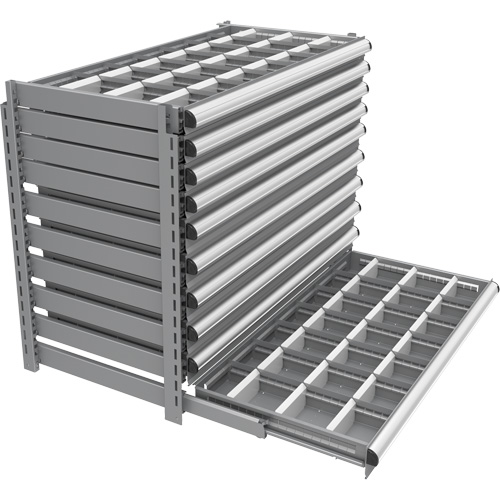 Cabinet d'entreposage &agrave; tiroirs int&eacute;gr&eacute; Interlok Ontario Packaging