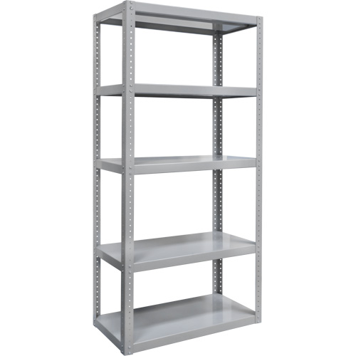 Heavy-Duty Shelving, Steel, Bolted, 3000 lbs. Capacity, 36" W x 72" H x 18" D Ontario Packaging