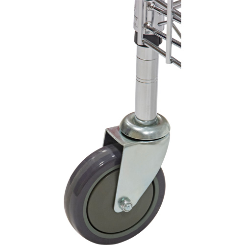 Security Cart, Chrome Plated, 48" x 69" x 24", 500 lbs. Capacity Ontario Packaging