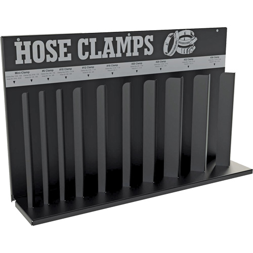 Support de rangement pour 10 colliers de serrage pour tuyaux flexibles Ontario Packaging