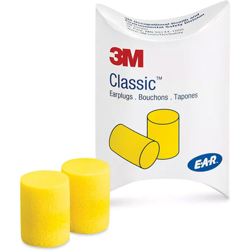 Bouchons d'oreilles E-A-R Classic, Paire - ensemble coussins Ontario Packaging