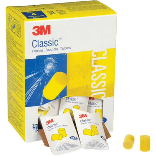 Bouchons d'oreilles E-A-R Classic, Paire - ensemble coussins Ontario Packaging