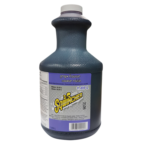 Sqwincher Boisson de r&eacute;hydratation, Concentr&eacute;, Raisin Ontario Packaging