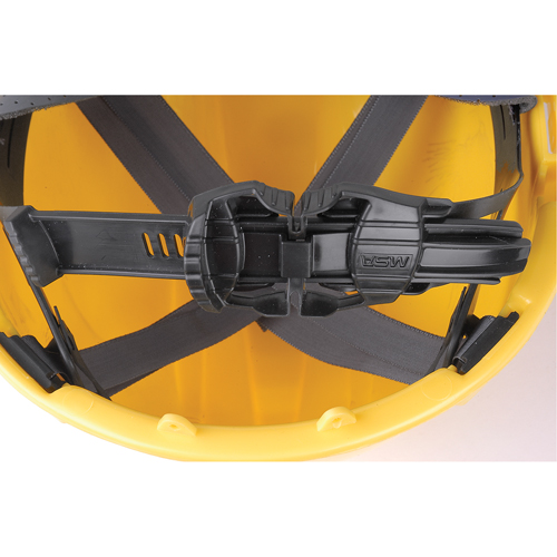 Casques de protection V-Gard - Suspensions 1-Touch, R&eacute;pond aux normes CSA type 1, Suspension Glissement rapide, Non ventil&eacute; Ontario Packaging