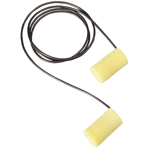 Bouchons d'oreilles m&eacute;talis&eacute; E-A-R Classic Plus de 3M, Avec cordon, Grand, Vrac - Sac en poly, NRR dB 33 Ontario Packaging