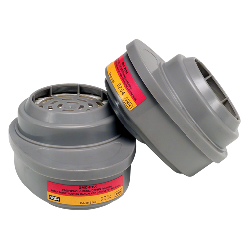 Advantage&reg; Respirator Cartridges, Gas/Vapour Cartridge, Organic Vapour/Acid Gas/P100 Ontario Packaging