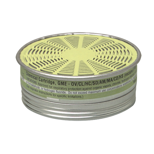 Cartouches pour respirateurs Comfo, Cartouche gaz/vapeur, Gaz multiples/Vapeur organique Ontario Packaging