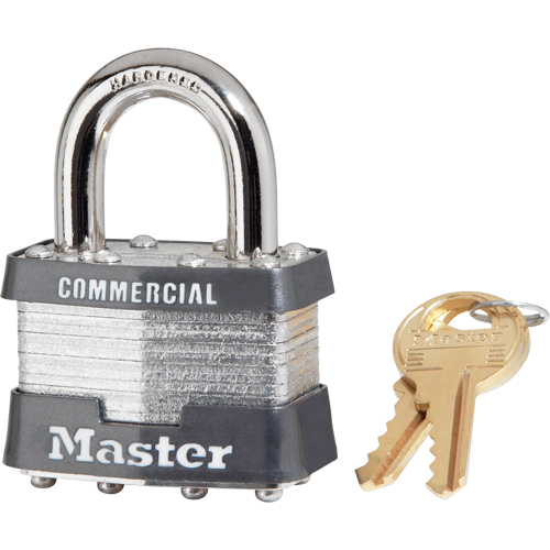 Cadenas lamin&eacute;, Argent, Cl&eacute;s identiques, Acier lamin&eacute;, Largeur de 1-3/4" Ontario Packaging