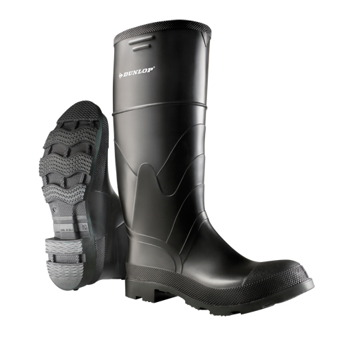 16" Economy Boots, PVC, Steel Toe, Size 6, Puncture Resistant Sole Ontario Packaging