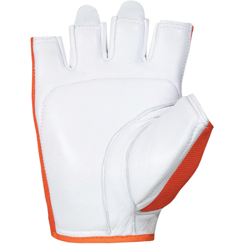 Vibrastop Half-Finger Vibration-Dampening Gloves, Size Medium, Goatskin Palm Ontario Packaging