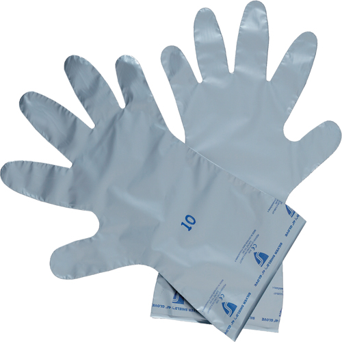 North&reg; Silver Shield&reg; 4H Series Gloves, Size 6/X-Small, 14.5" L, EVOH/Polyethylene, 2.7 mil Ontario Packaging