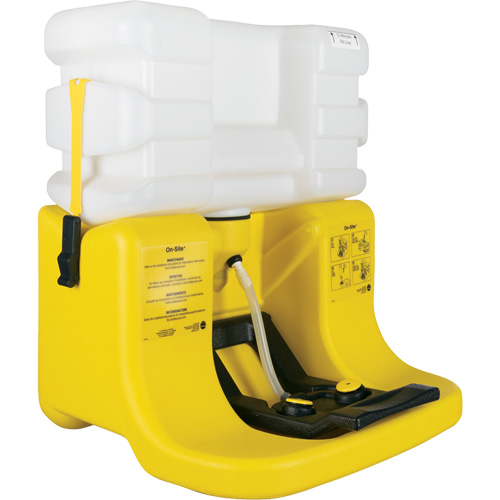 Douche oculaire On-Site, Aliment&eacute; par gravit&eacute;, Capacit&eacute; 7 gal., Conformit&eacute; ANSI Z358.1 Ontario Packaging