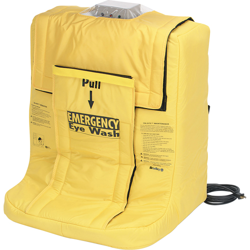 On-Site&reg; Eyewash Station With Heater Jacket, Gravity-Fed, 7 gal. Capacity, Meets ANSI Z358.1 Ontario Packaging