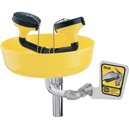 Eyewash Station, Supply Pipe Mount Installation, Plastic Bowl Ontario Packaging