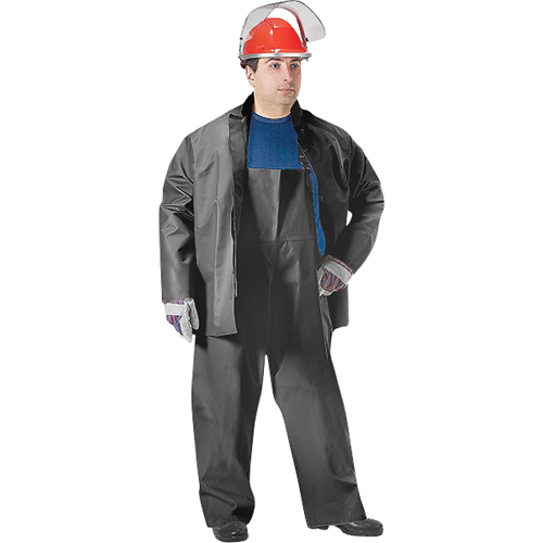 Veste imperm&eacute;able SBR Vulcan, Caoutchouc, Grand, Noir Ontario Packaging