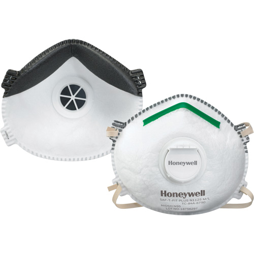 Saf-T-Fit&reg; Plus N1125 Particulate Respirators, N95, NIOSH Certified, X-Large Ontario Packaging