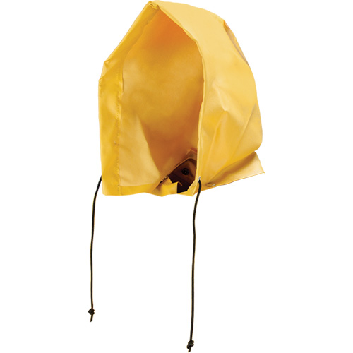 Neo-Slick Chemical & Acid Resistant Rain Hood, One Size, Yellow, PVC Ontario Packaging