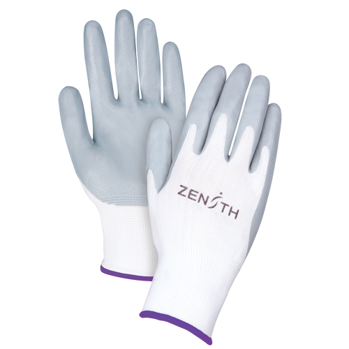 Gants l&eacute;gers enduits et respirants, 6/T-petit, R&ecirc;vetement Mousse de nitrile, Calibre 13, Enveloppe en Polyester Ontario Packaging
