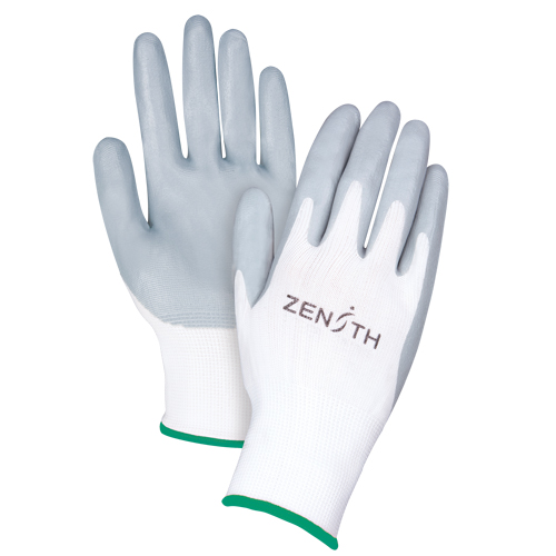 Gants l&eacute;gers enduits et respirants, 8/Moyen, R&ecirc;vetement Mousse de nitrile, Calibre 13, Enveloppe en Polyester Ontario Packaging