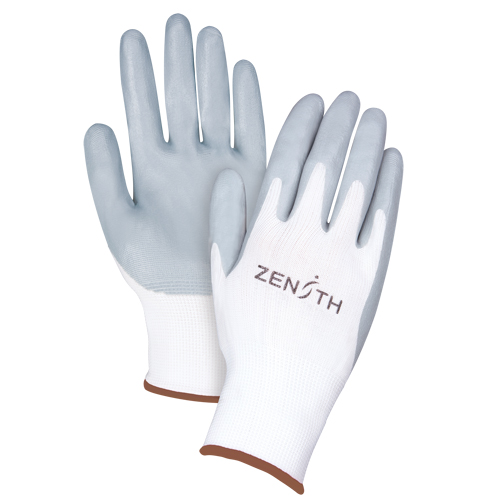 Gants l&eacute;gers enduits et respirants, 9/Grand, R&ecirc;vetement Mousse de nitrile, Calibre 13, Enveloppe en Polyester Ontario Packaging