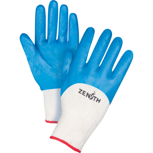 Seamless-Knit Medium-Weight Coated Gloves, 7/Small, Nitrile Coating, 13 Gauge, Cotton Shell Ontario Packaging