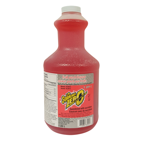 Sqwincher&reg; Boisson de r&eacute;hydratation ZERO, Concentr&eacute;, Punch aux fruits Ontario Packaging