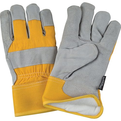 Superior Warmth Winter-Lined Fitters Gloves, Medium, Split Cowhide Palm, Thinsulate Inner Lining Ontario Packaging