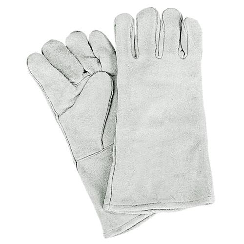 Standard-Duty Welder's Gloves, Split Cowhide, Size Large Ontario Packaging