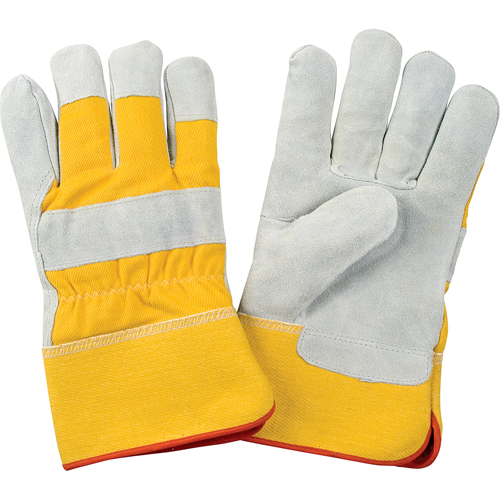 Premium Winter-Lined Fitters Gloves, 2X-Large, Split Cowhide Palm, Foam Fleece Inner Lining Ontario Packaging