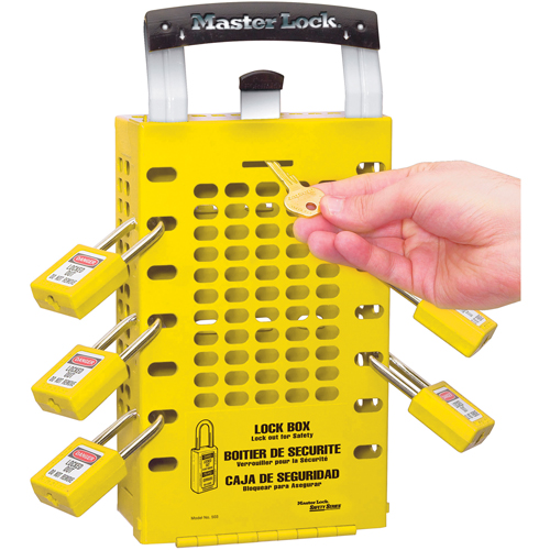 Bo&agrave;tes de verrouillage Latch Tight, Jaune Ontario Packaging