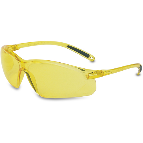Lunettes de s&eacute;curit&eacute; Uvex s&eacute;rie A700, Lentille Ambr&eacute;e, Anti-&eacute;gratignures, R&eacute;pond ou surpasse la norme CSA Z94.3 Ontario Packaging