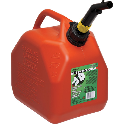 Eco&reg; Gas Cans, 2.5 US gal./9.46 L, Red, CSA Compliant/ULC Ontario Packaging