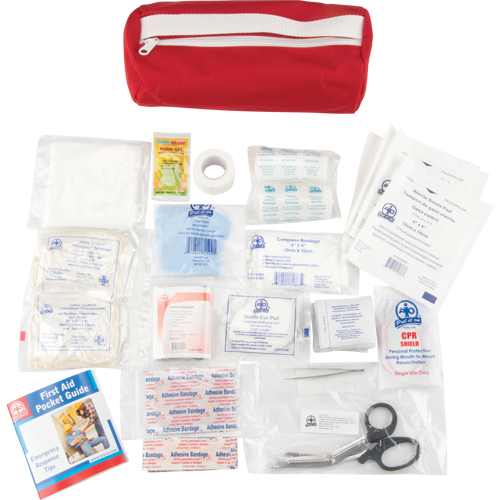 First Aid Kit, Class 1 Medical Device, Nylon Bag Ontario Packaging