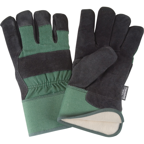 Superior Warmth Winter-Lined Fitters Gloves, 2X-Large, Split Cowhide Palm, Thinsulate Inner Lining Ontario Packaging