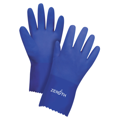 Gants ultra flexible, Taille Grand/9, 12" lo, PVC, Doublure en Interlock, 45 mils Ontario Packaging