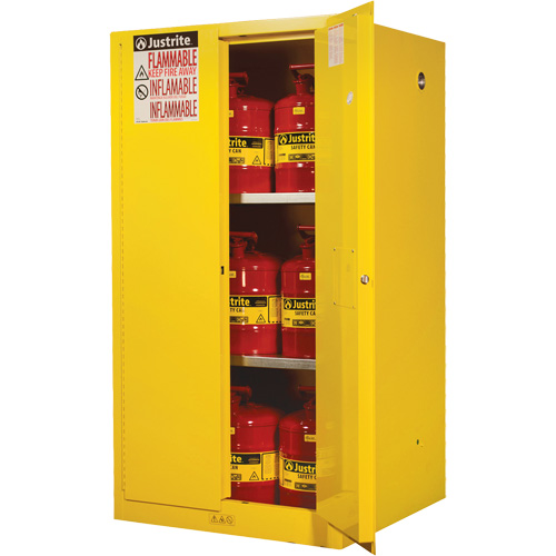 Armoires Sure-Grip EX pour produits inflammables, 60 gal., 2 Porte(s), 34" La x 65" h x 34" p Ontario Packaging