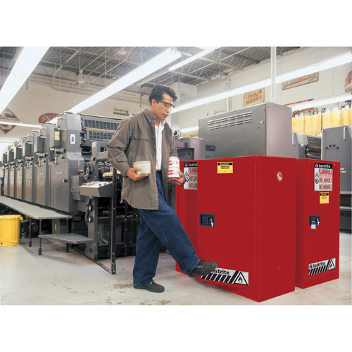 Sure-Grip&reg; EX Combustibles Safety Cabinet for Paint and Ink, 40 gal., 3 Shelves Ontario Packaging