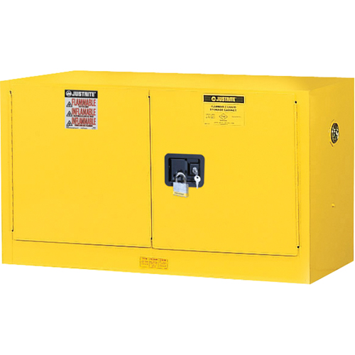 Armoire de s&eacute;curit&eacute; murale pour produits inflammables EX Sure-Grip , 17 gal., 2 Porte(s), 43" La x 24" h x 18" p Ontario Packaging