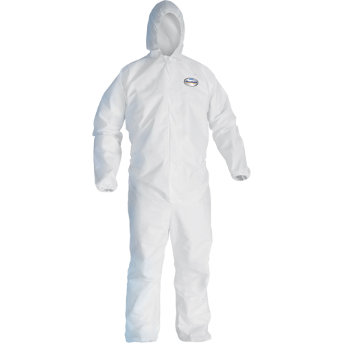 Kleenguard A40 Coveralls, 3X-Large, White, Microporous Ontario Packaging