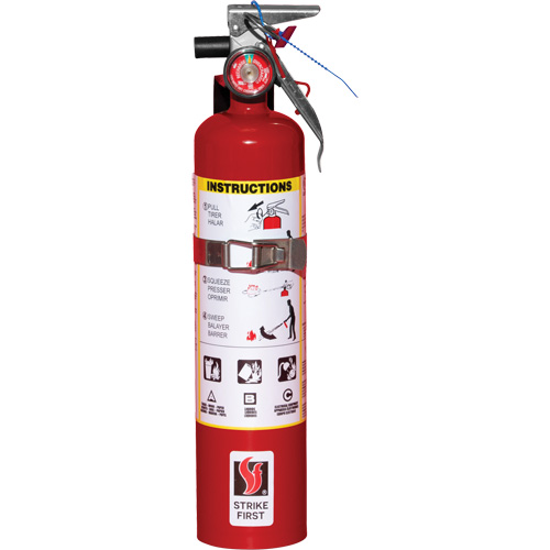Fire Extinguisher, ABC, 2.5 lbs. Capacity Ontario Packaging