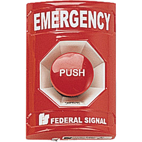 Poste &agrave; bouton-pression - POUR ACTIVATION ANTIVANDALISME DE DISPOSITIFS D'URGENCE Ontario Packaging