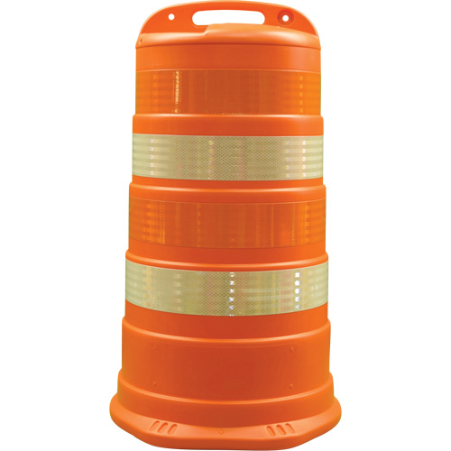 Trailboss Channelizer Drums, 41.27" High, Orange Ontario Packaging