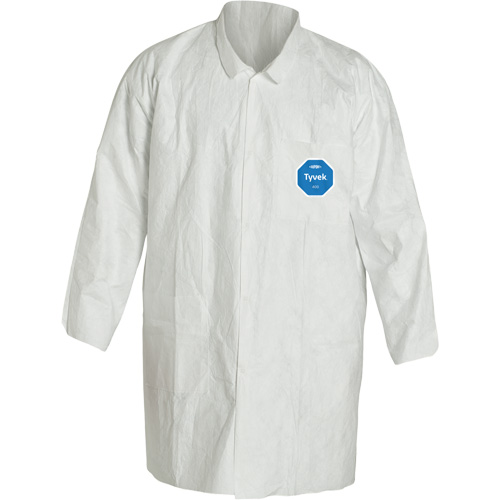 Lab Coat, Tyvek&reg; 400, White, Small Ontario Packaging