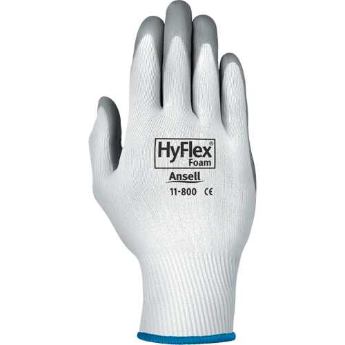 Gants Hyflex 11-800, 11/2T-Grand, R&ecirc;vetement Mousse de nitrile, Calibre 15, Enveloppe en Nylon Ontario Packaging