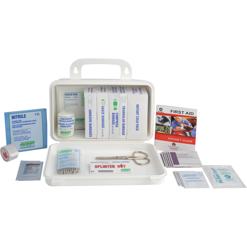 Ontario Specialty Kit - Truck First Aid Kit, Class 1 Medical Device, Plastic Box Ontario Packaging