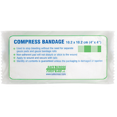 Compress (Pressure) Bandages - Sterile, 4-1/4" L x 3-1/2" W Ontario Packaging