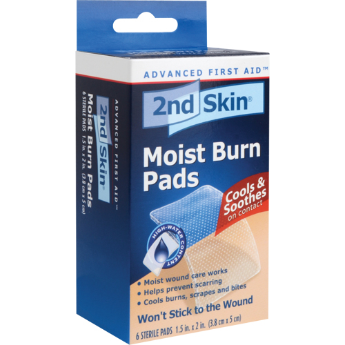 2nd Skin&reg; Moist Burn Pads, 1-1/2" x 2", Class 2 Ontario Packaging