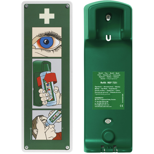 Cederroth Eyewash Wall Bracket Ontario Packaging