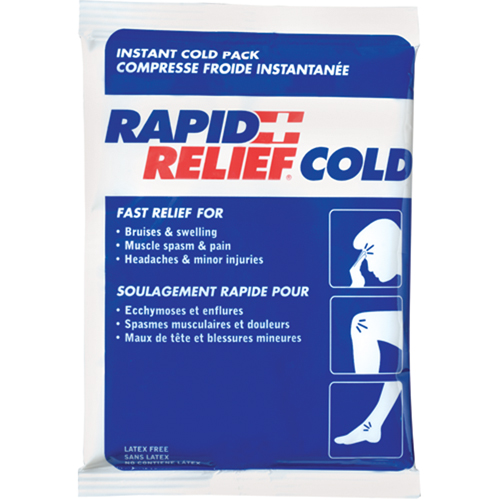 Compresses instantan&eacute;es, Froid, Utilisation unique, 4" x 6"/6" x 4" Ontario Packaging