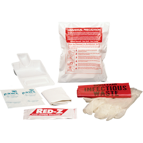 Trousses de nettoyage de d&eacute;versements liquides, Mati&egrave;res dangereuses, Sac Ontario Packaging